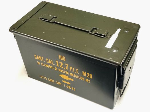 US ARMY original US Munitionskiste Größe 2 M2A1 gebraucht Transportkiste Werkzeugkiste Ammo Box