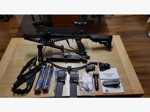EK Archery Armbrust Cobra Adder Set, viel Zubehör