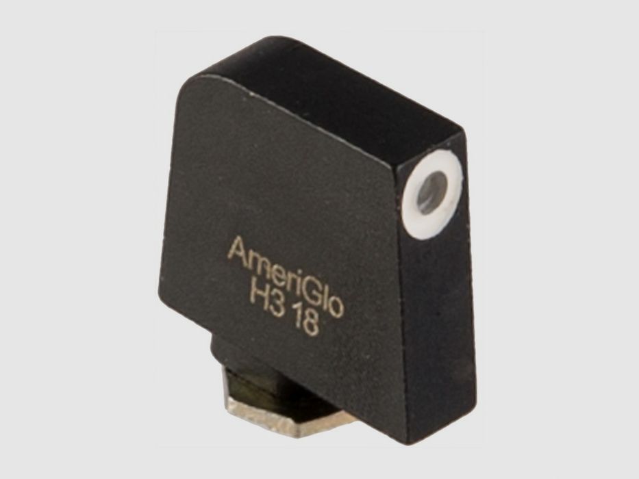 AMERIGLO 0.407″X0.140″ GREEN W/WHITE OUTLINE SIGHT FOR GLOCK®, image 1 of 2