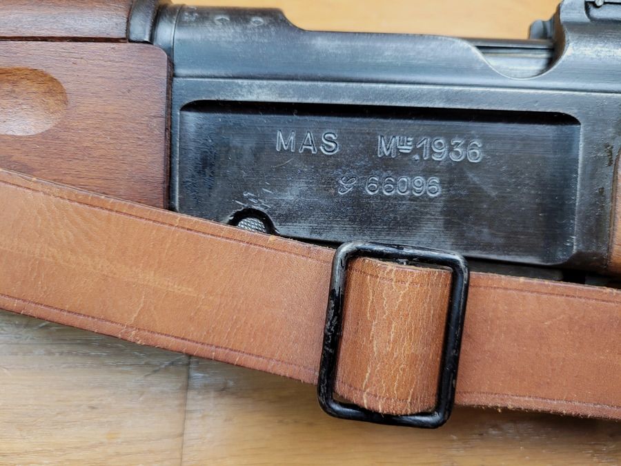 Opmerkelijke MAS 36 1e type en niet gemodificeerd 1939 – 7,5×54 MAS – Enkele serienummer – Uitstekende loop – Riempje – Clips beschikbaar – TBE +, afbeelding 5 van 28