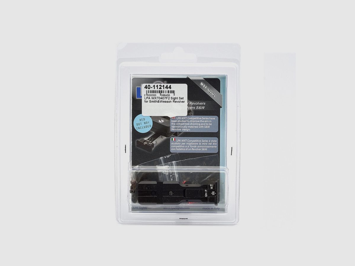 Set di mirini LPA WXT0407F2 per revolver Smith&Wesson, immagine 2 di 3