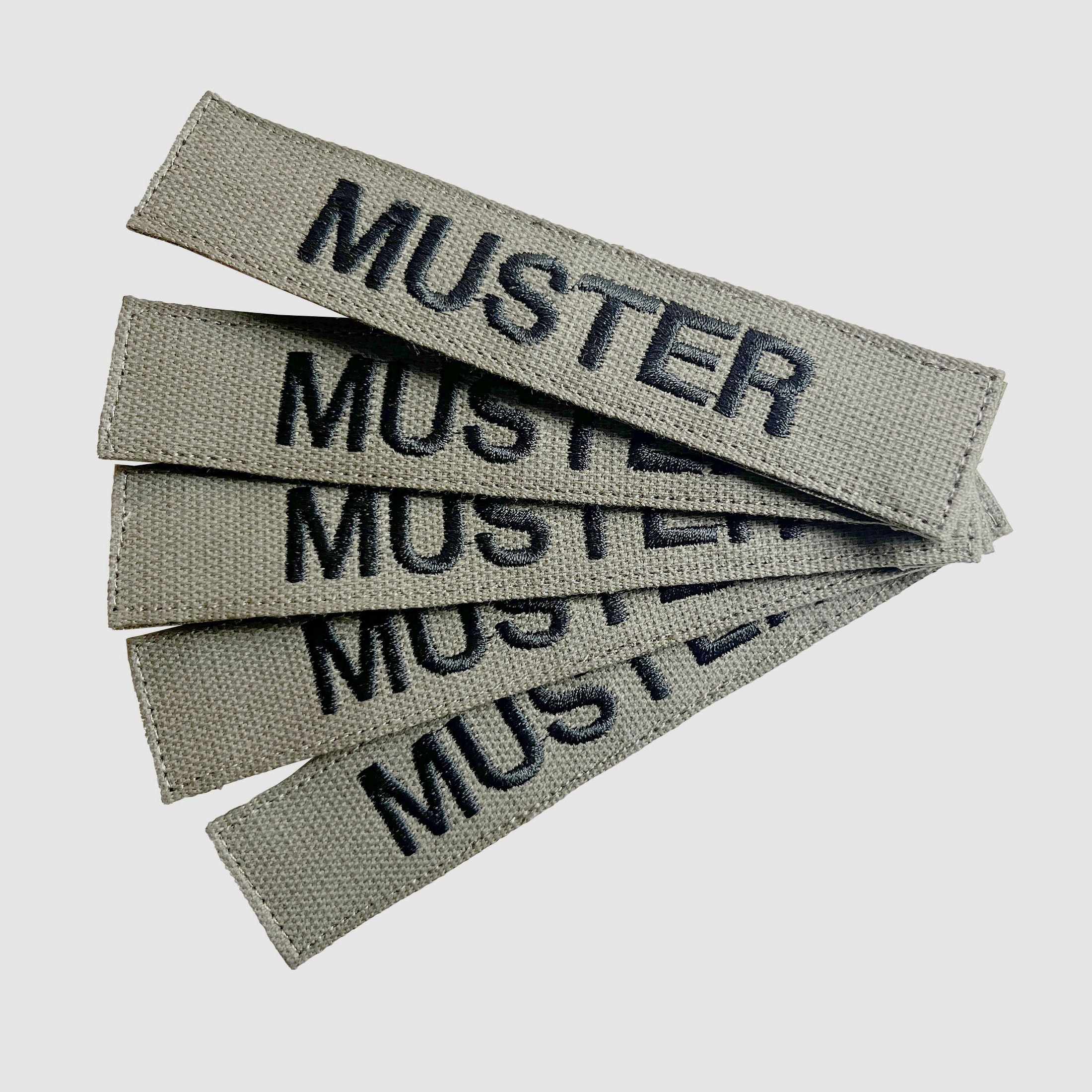 ASMC ASMC Namensbänder 5er Set Foliage gestickt auf Textil