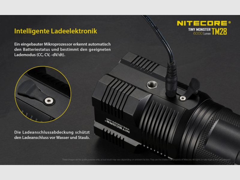Nitecore Zaklamp TM28 – 6000 Lumen, afbeelding 8 van 13