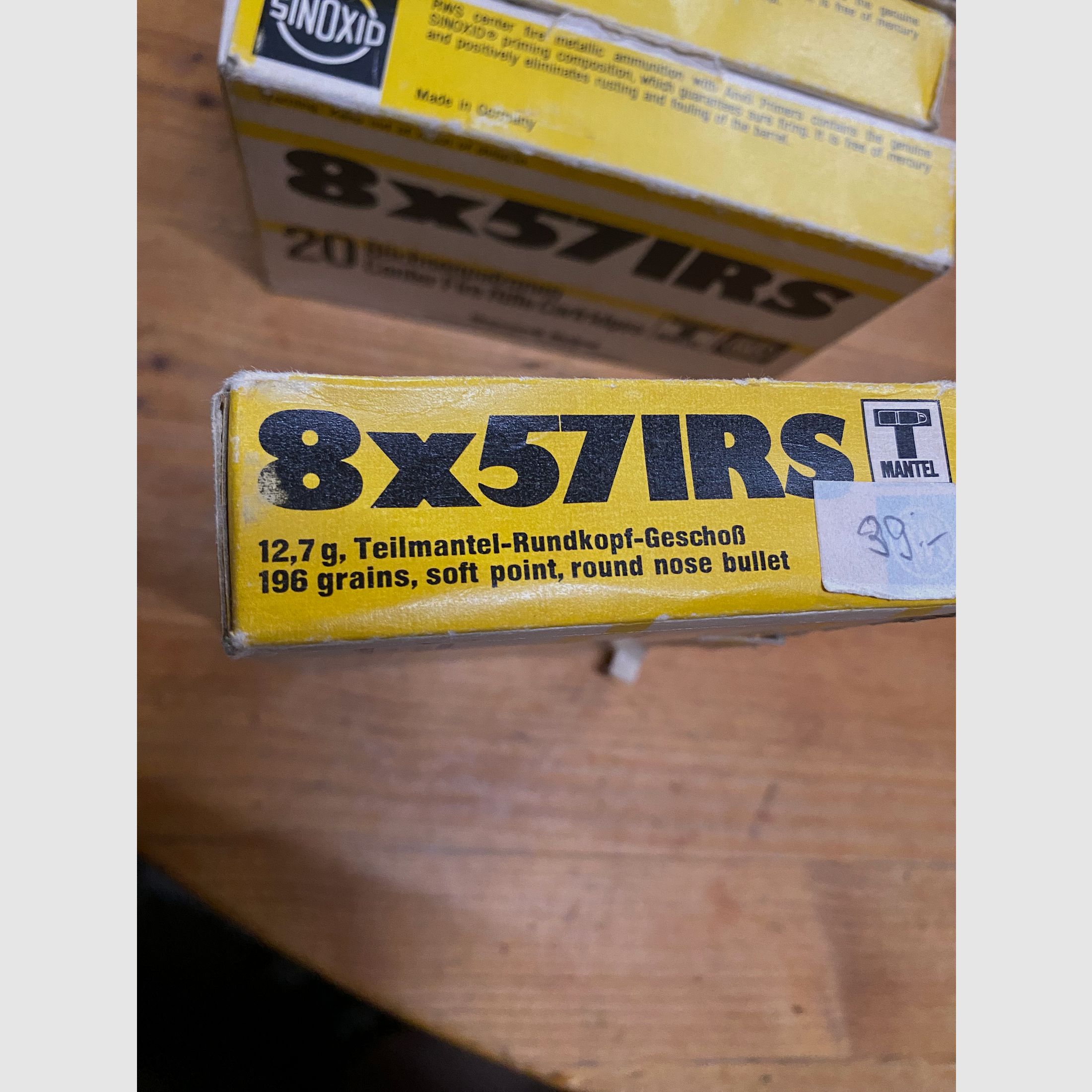 8x57 IRS JRS RWS rifle cartridge (80 cartridges)