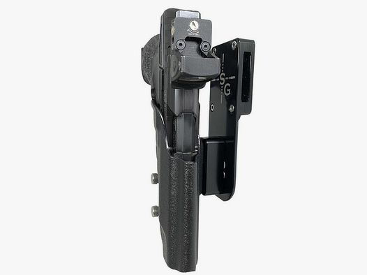 Funda Black Scorpion Fundas OWB Pro Competición HD Walther Q5-Carbón Negro