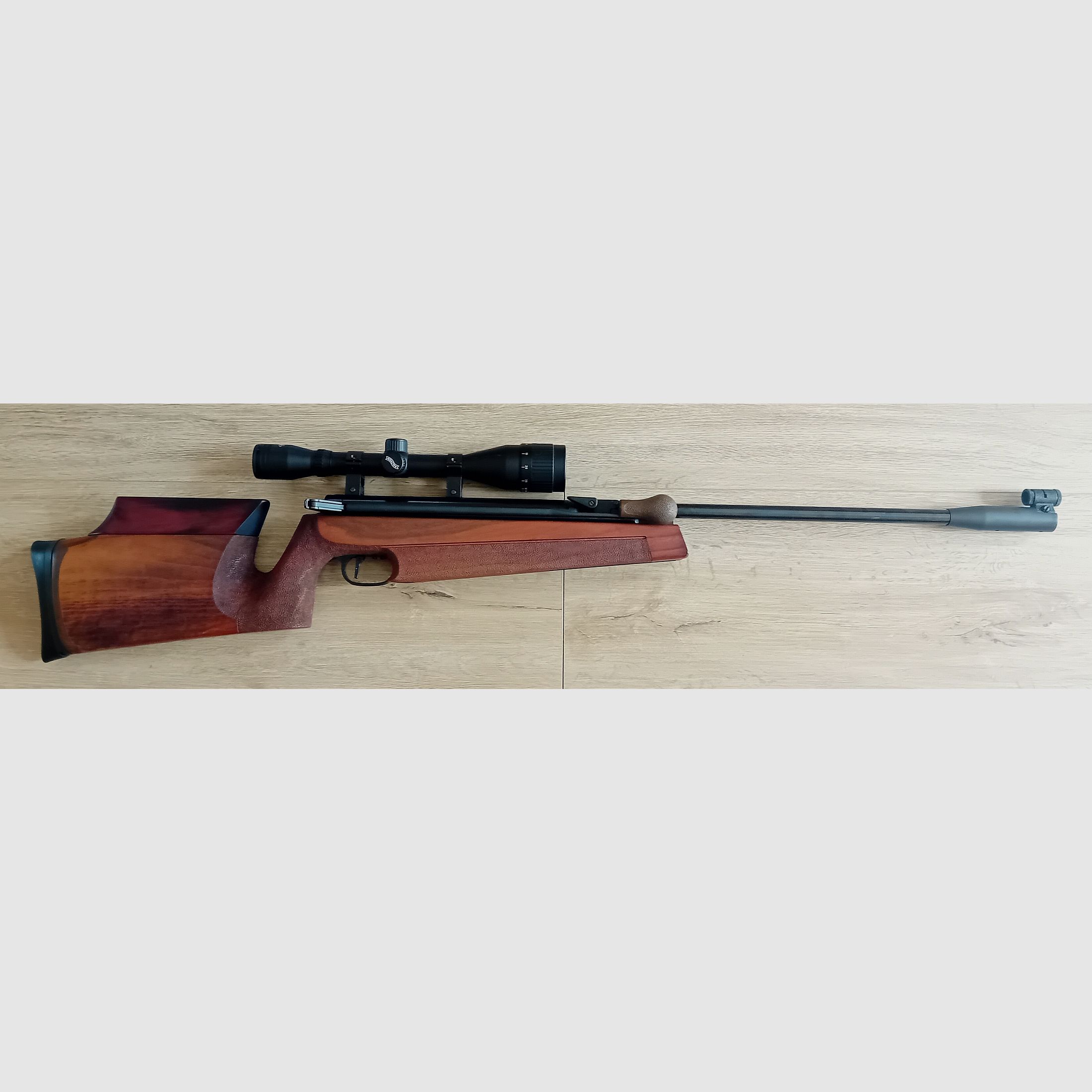 Luftgewehr Walther Modell LGR Rechtsschaft verstellbar mit Zielfernrohr 
