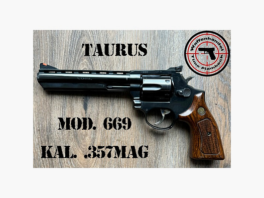 Revolver  TAURUS  Mod. 669   mit 6"-Lauf  im Kaliber .357Magnum