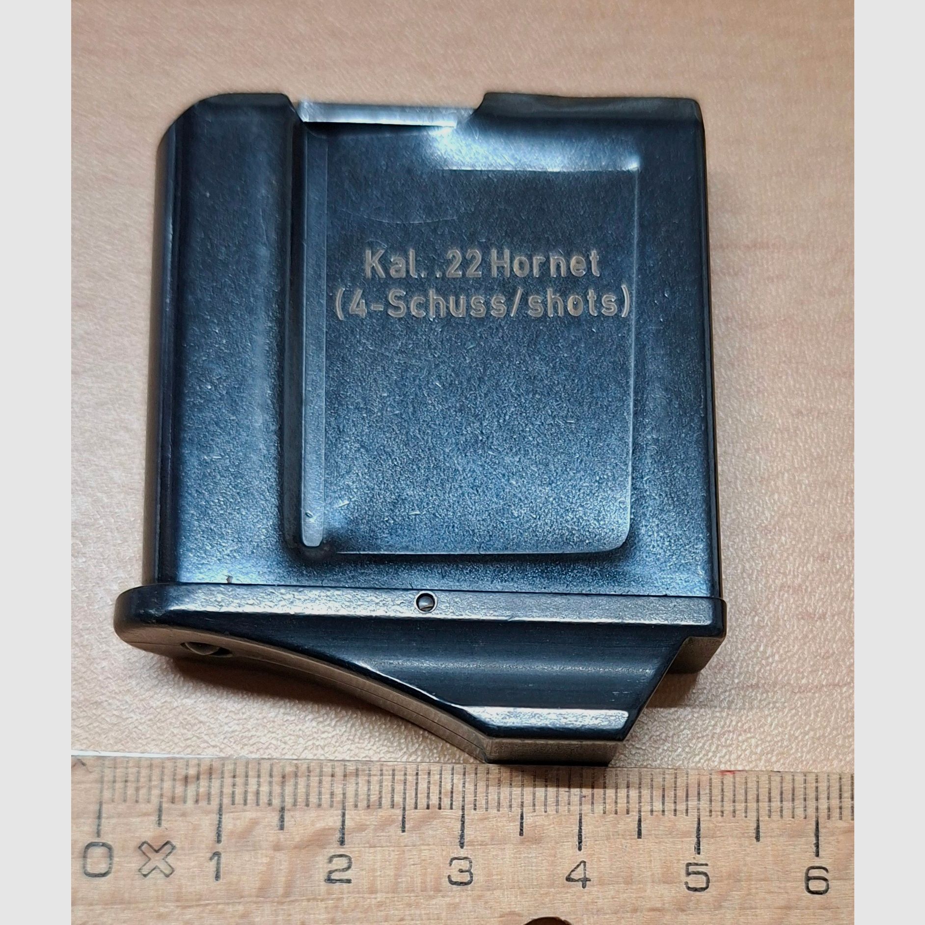.22 Hornet 4 Schuss / shots Magazin 