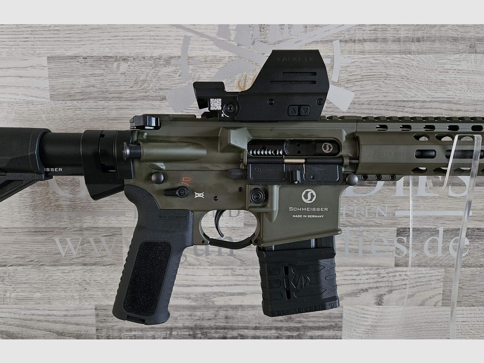 Schmeisser AR-15 M4FL OD Green 14,5" Cal. .223Rem. - Ensemble complet - frais de port gratuits ! - Nouveauté du commerce spécialisé