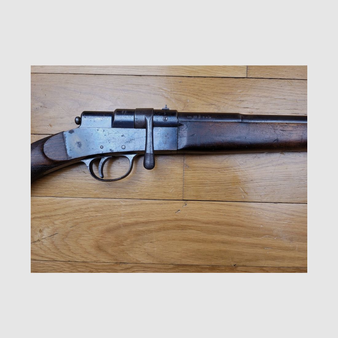 Sehr schöne Büchse des Buffalo-Systems – Modell Hubert – Manufacture de Saint Etienne – Kaliber 28 – Sehr guter Zustand., Bild 6 von 19