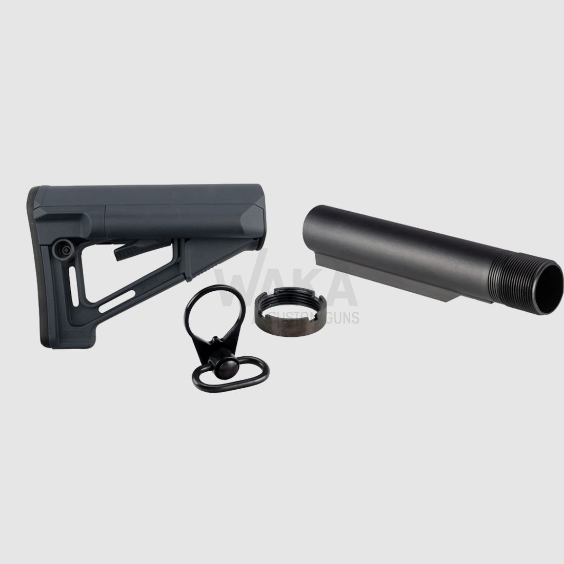 Magpul STR Kit auf M4 Adapter, Sniper Grey