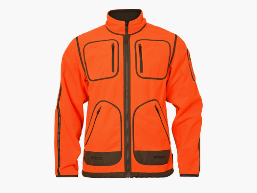 Härkila Kamko Blaze rev. Fleece sweater Men Orange Blaze/Willow Green L