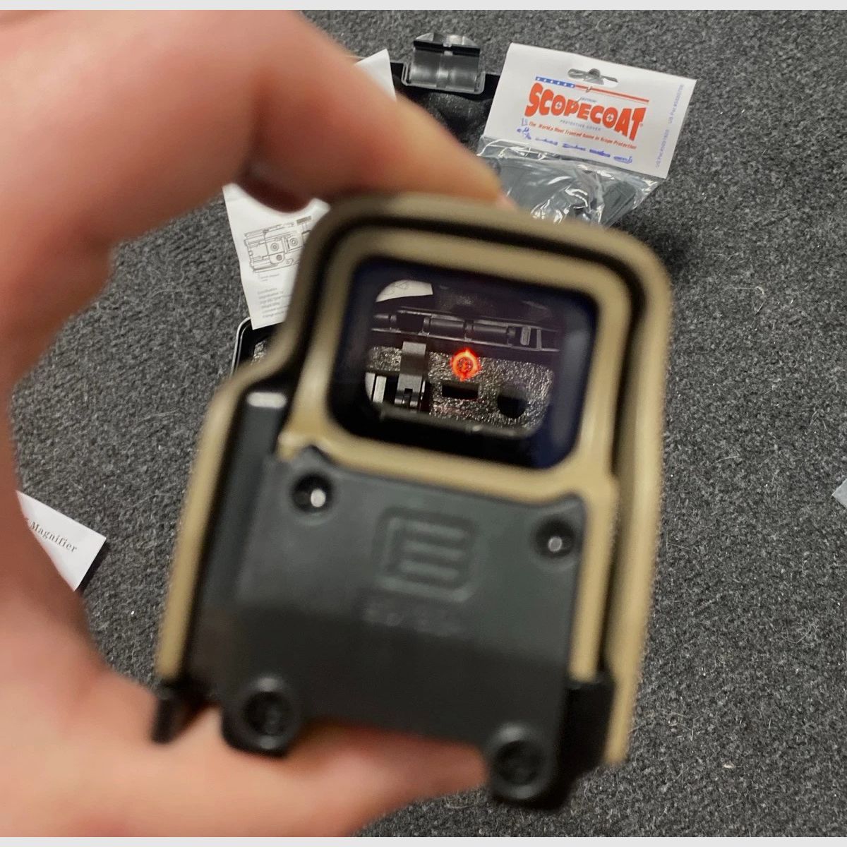 Replica / Clon de Combo EoTech 558 + G33 Telescopio de Aumento Visor de Punto Rojo Visión Reddot