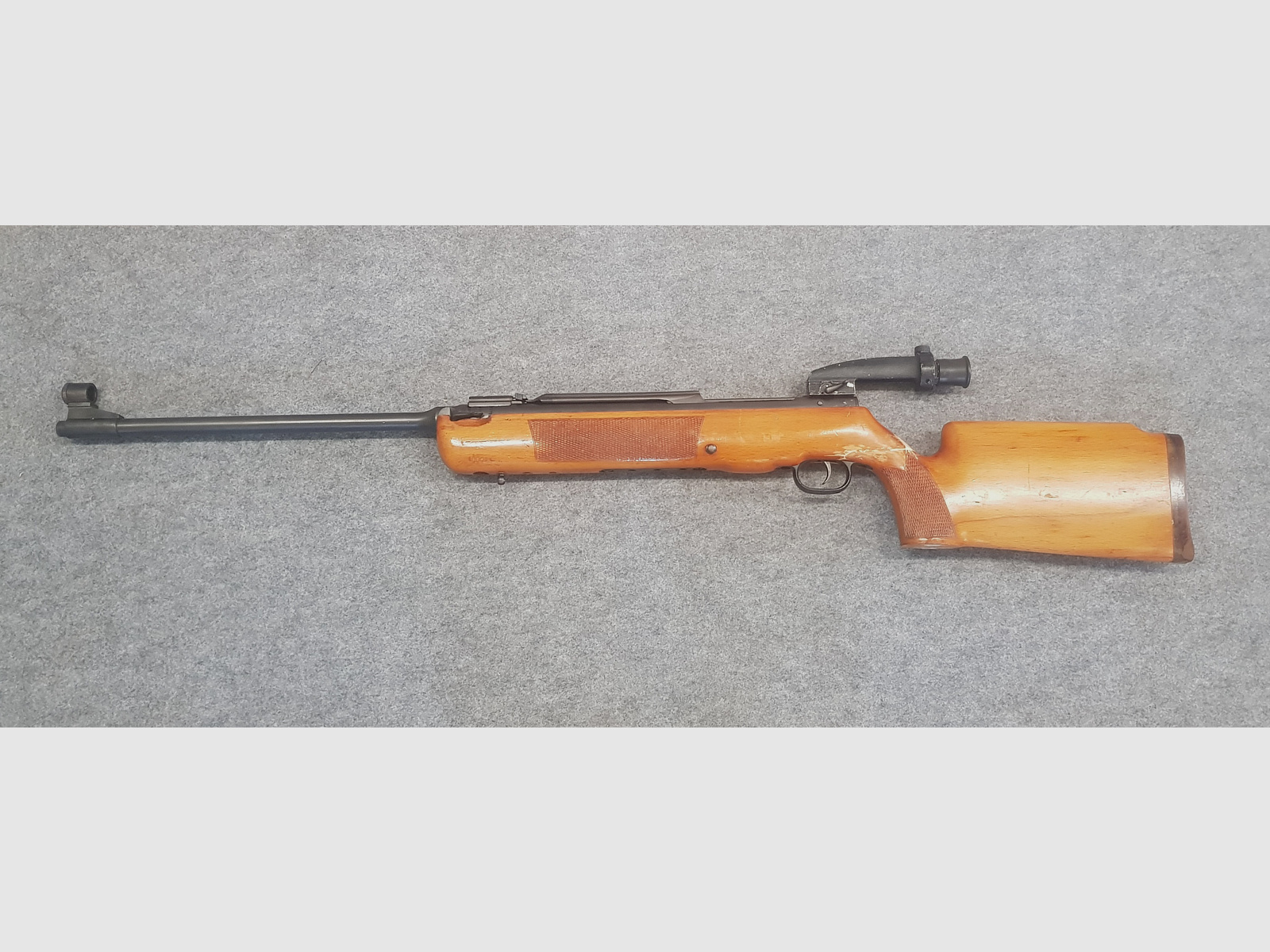 Weihnachtsangebot Seltenes aus Suhl Oberhebelspanner Luftgewehr Haenel Mod. IV/M im guten restaurierten Zustand Oberhebel 4M cal. 4,5mm Diabolo