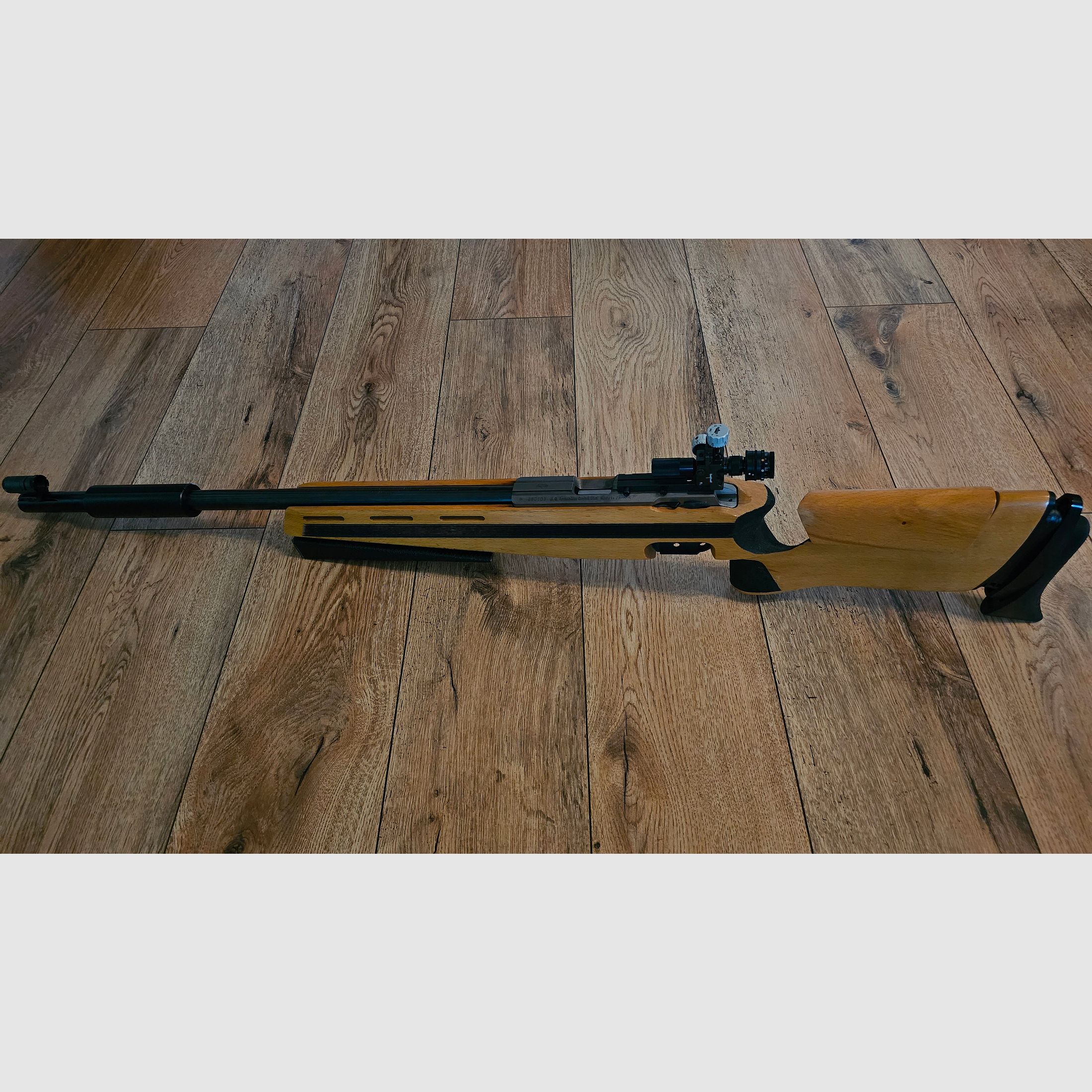 Anschütz 2007 Match 54 – small caliber rifle (.22lr) | Gehmann diopter, tube, rest wedge & handstop
