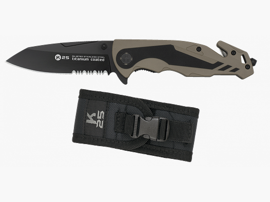 Navaja K25 mit G10 Griff Coyote / Schwarz