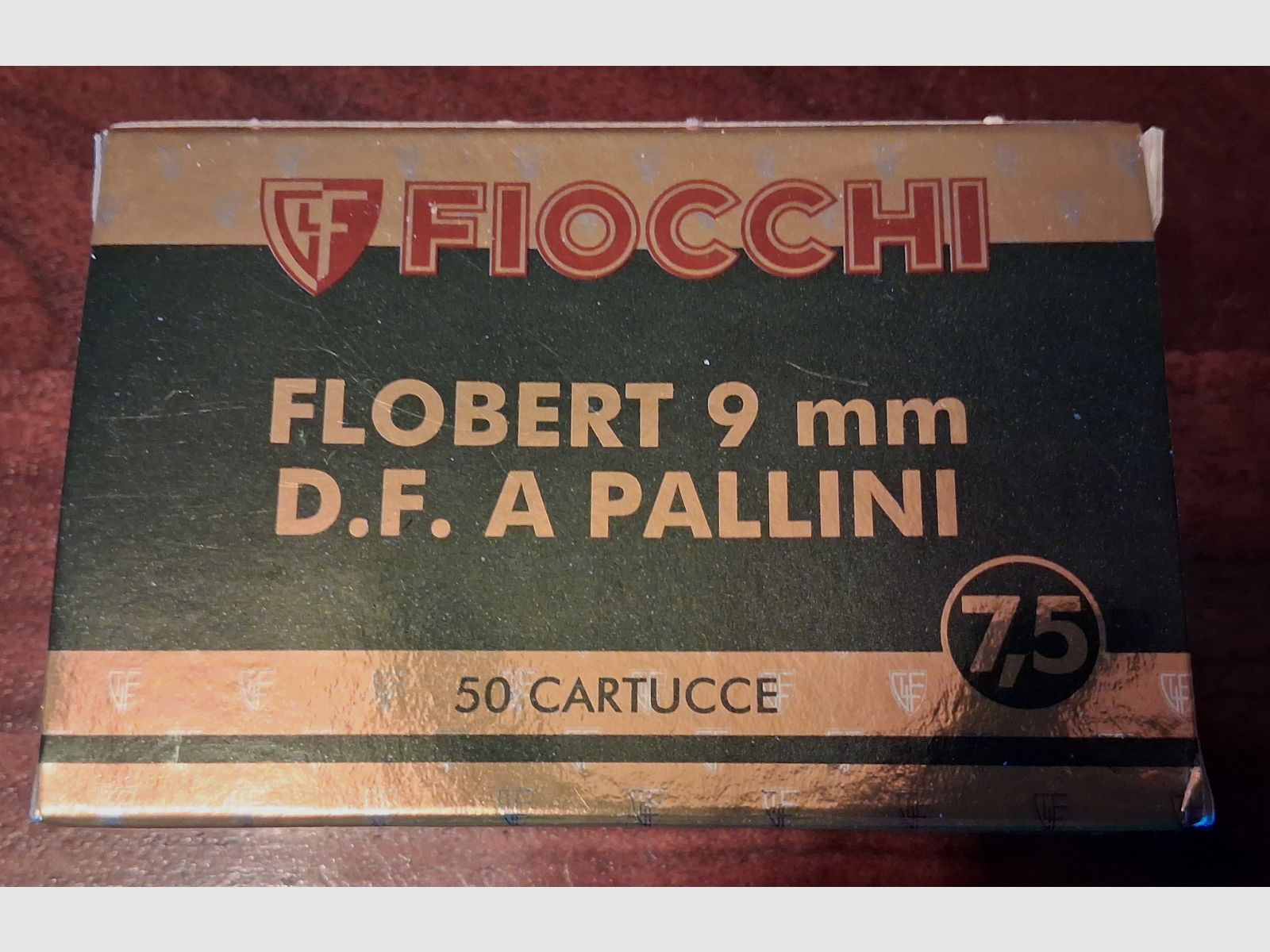 FIOCCHI Flobert 9mm Shots D.F. APALLINI 50 sztuk w opakowaniu N°7,5 - 2,4mm