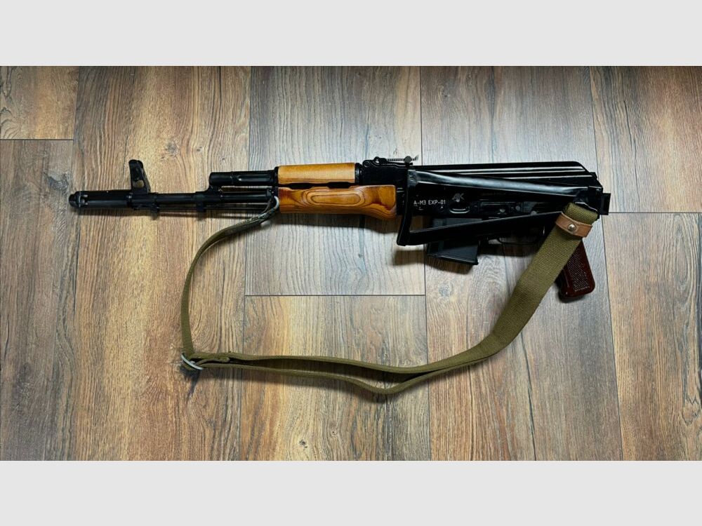 MGBs Sondermodell Izhmash Saiga MK 102 Retro - halbautom. Büchse .223Rem sportlich zugelassen! - mit Klappschaft! - zivile Version - System AKM AK47 AK74