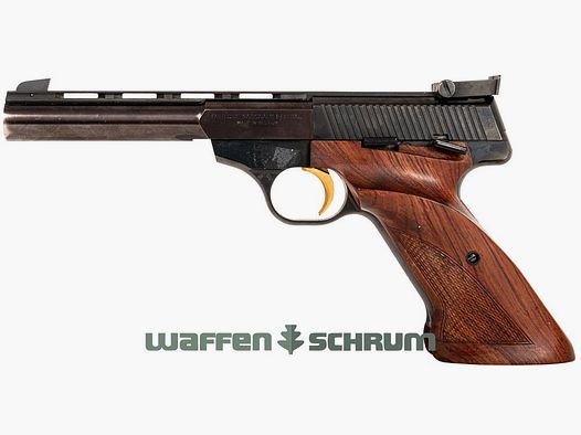 FN 150 .22lr, paneles de madera con reposapulgar, segundo juego con reposapalmas, longitud del cañón: 150 mm