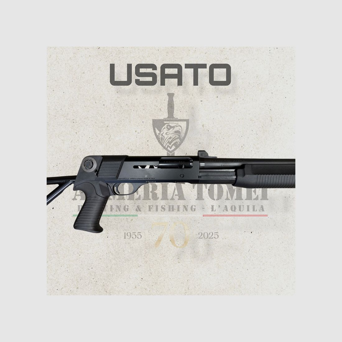 GEBRAUCHT – PUMPGEWEHR/SEMI-AUTOMATISCH – BENELLI MOD. M3 SUPER 90 TACTICAL Kal. 12/76 3", Bild 2 von 6