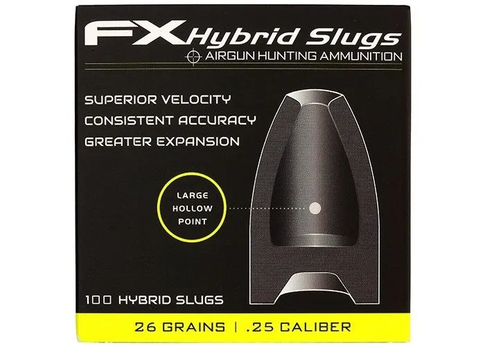 FX Hybrid Slugs FX Hybrid 6,35 mm HP 26,3 gr (.250)