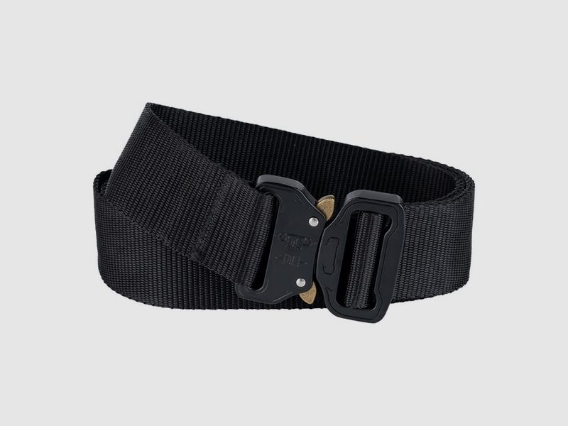 Taktischer Schnellgürtel DP256 SCHWARZ bis 125cm / Breit 4cm - Gürtel mit Schnellverschluss