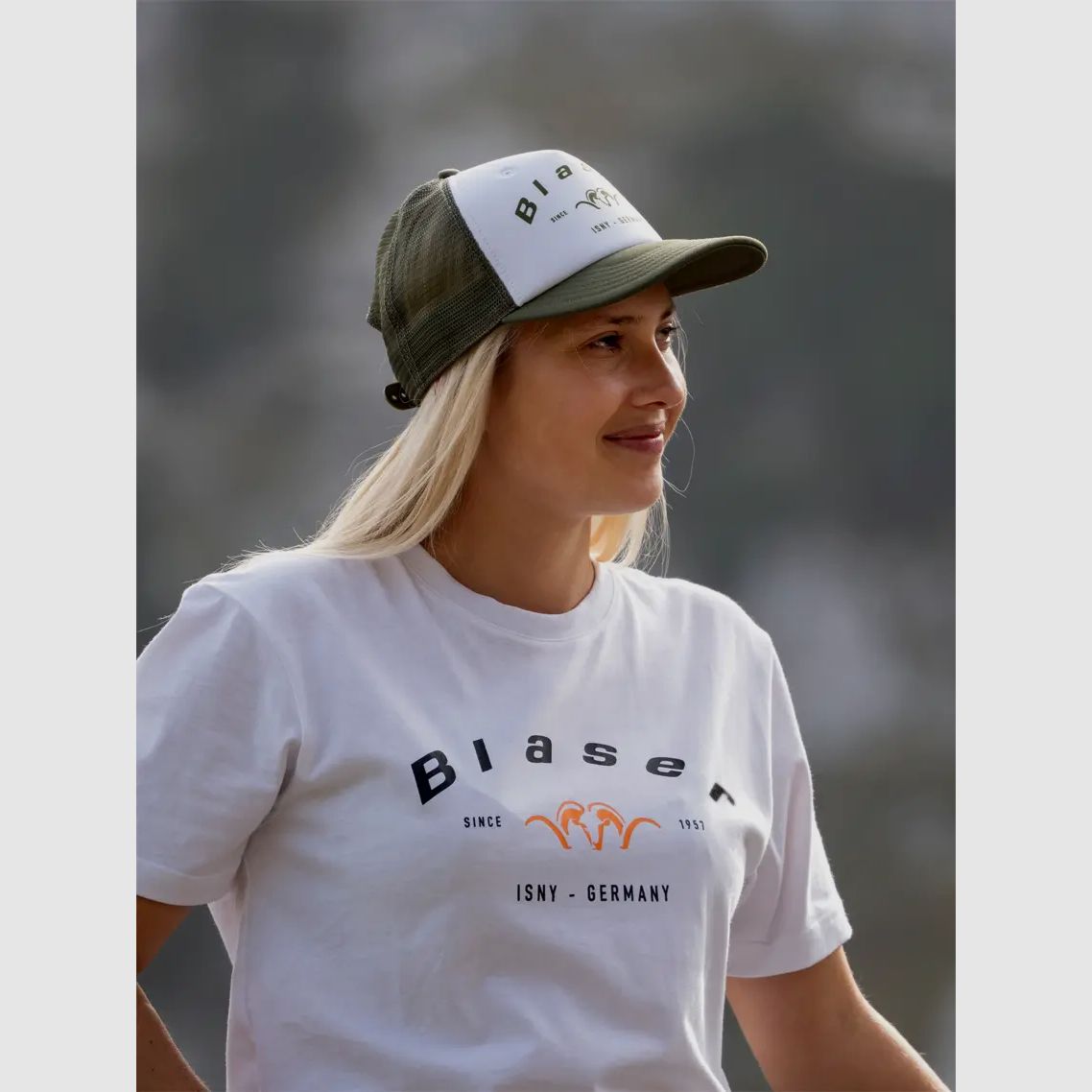 Blaser T-Shirt T 24 mit Argali-Logo (Weiß)