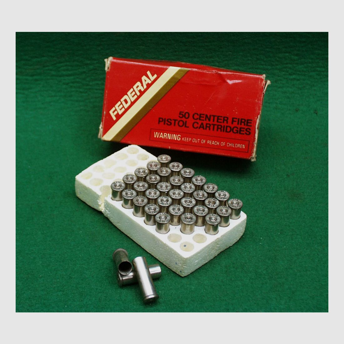 Federal Hülsen Kal.38 Special, gebraucht