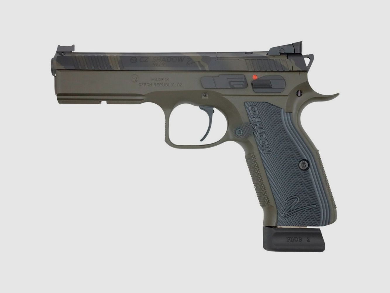 CZ Shadow 2 Camo/Oliv OR 9 mm Luger Pistolet, image 1 sur 4