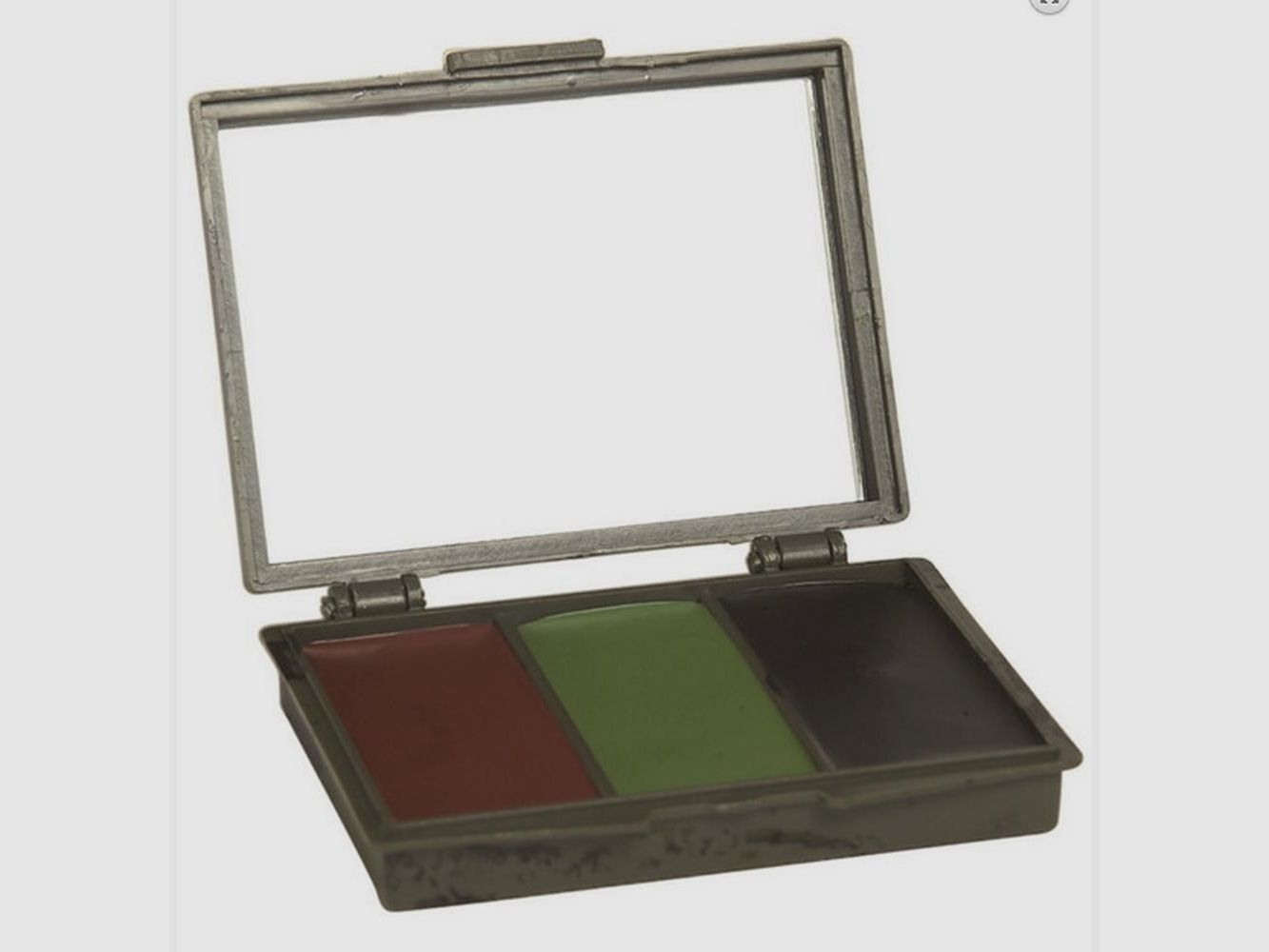 Miltec Camo Makeup Palette 3 Colors with Mirror - Durable Camouflage Makeup - For Total Discretion in Hunting
