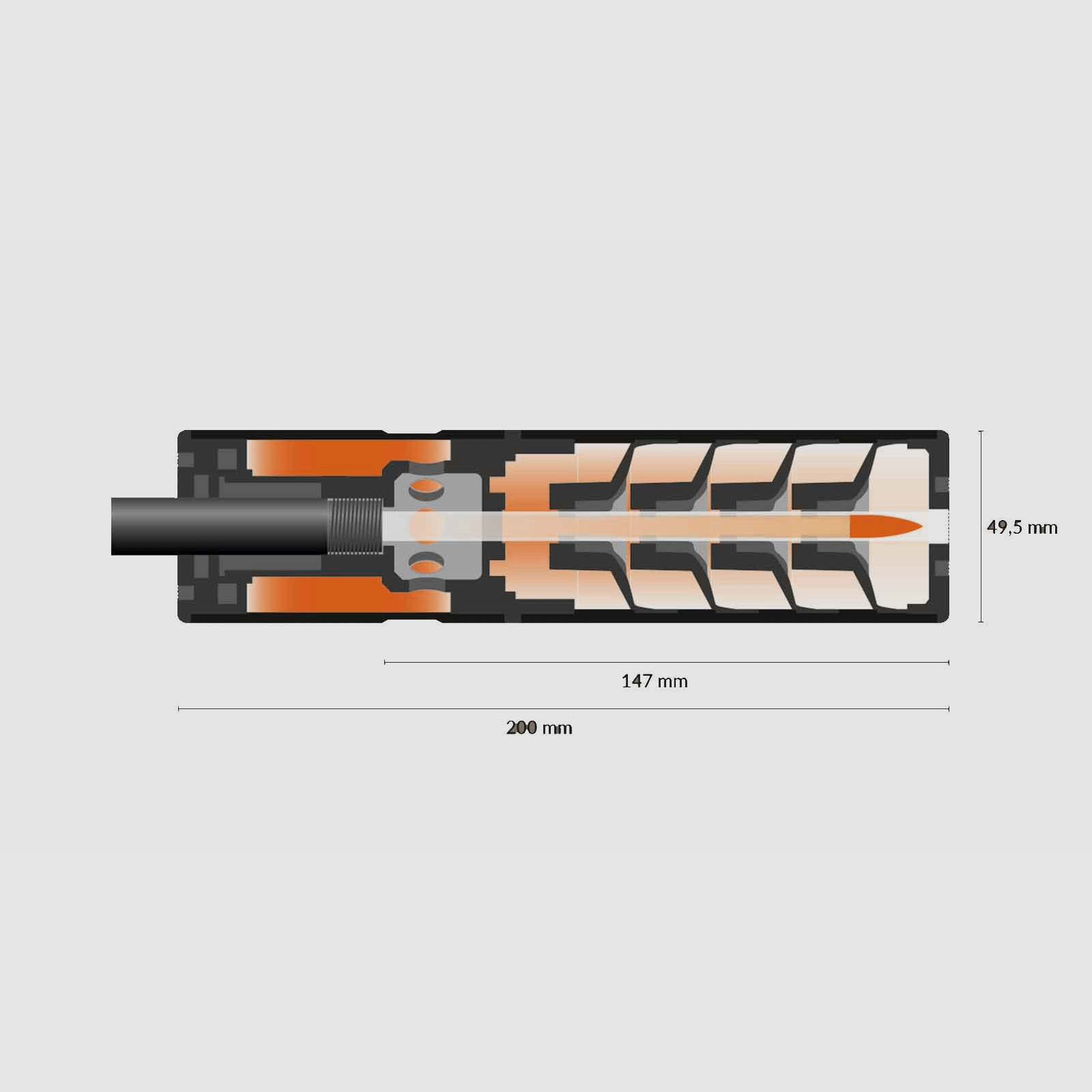 Haenel JGR .30 Schalldämpfer by B&T