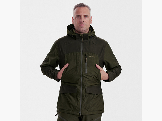 Chasse Jacke - Olive Night melange – Kleidergröße Herren: 48
