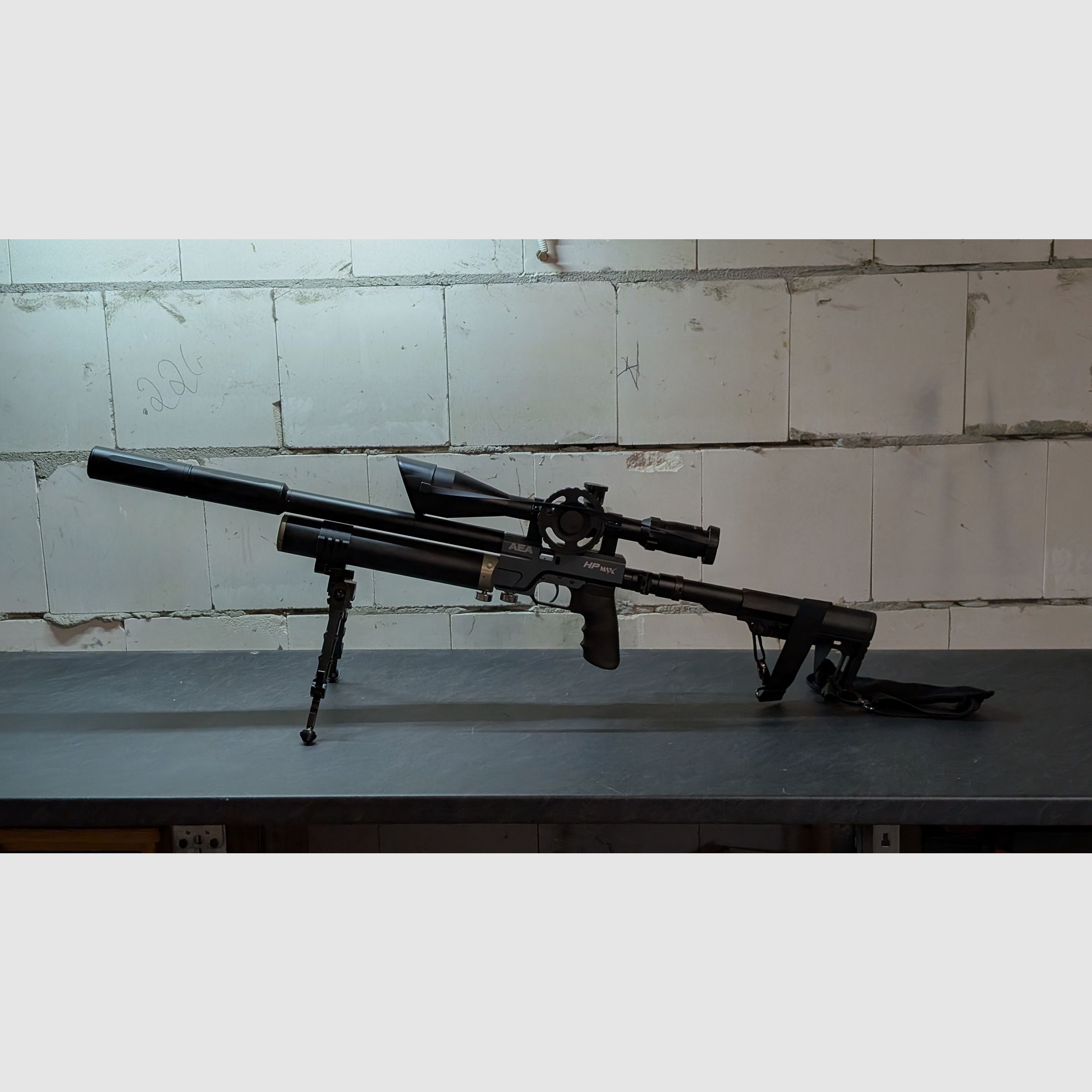 AEA HPMAX 9mm PCP tactique silencieux + accessoires