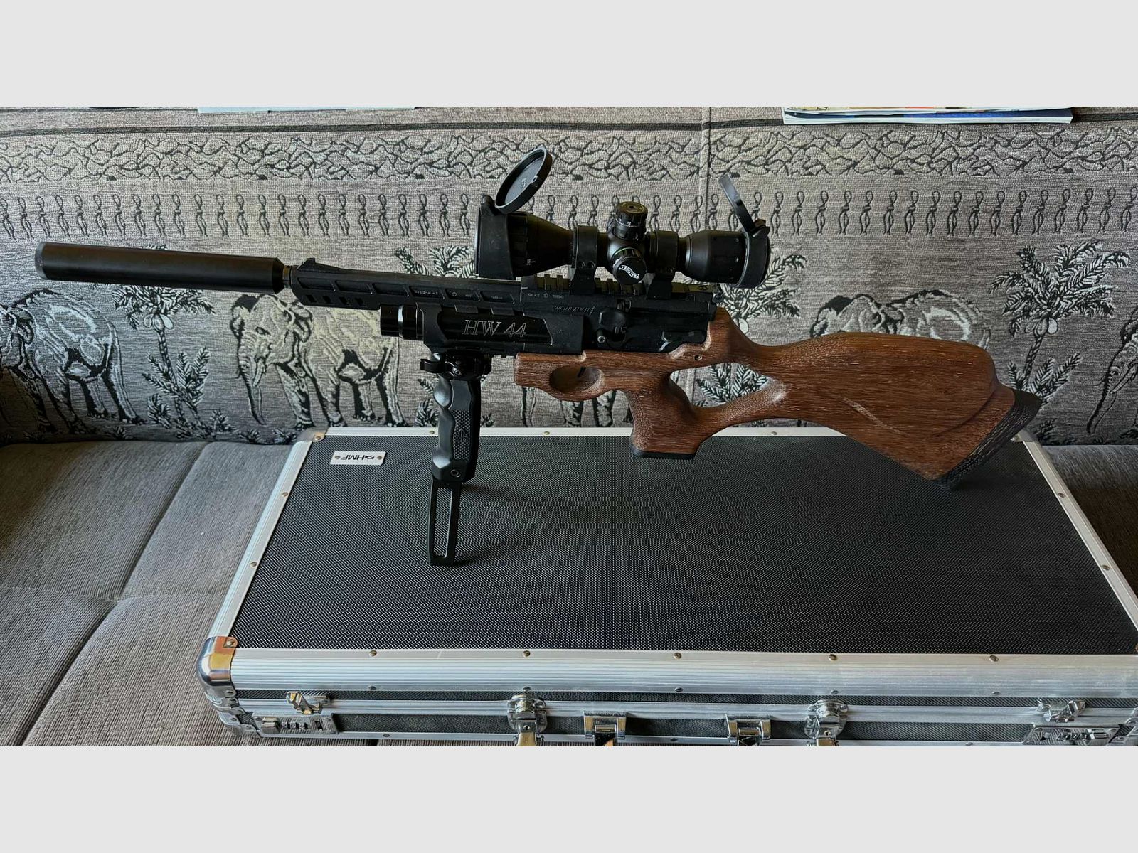 Weihrauch HW44 Pistole / Taktischer Pistolenkarabiener Komplettpaket HW 44