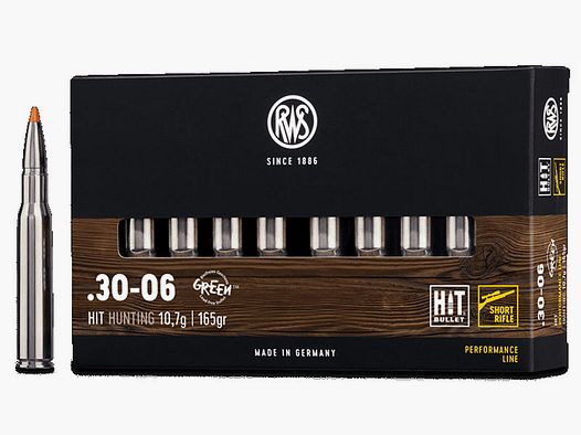 RWS .30-06Spring HIT 10,7g - 165gr Short Rifle