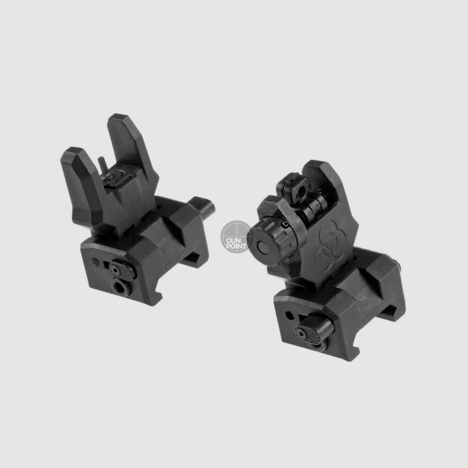 FMA Gen 3 Flip-Up Sights-Schwarz