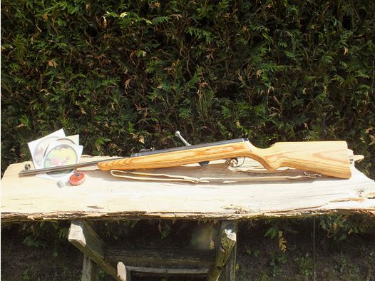 DDR- carabine à air 310-9 avec crosse en bois stratifié. Rare!