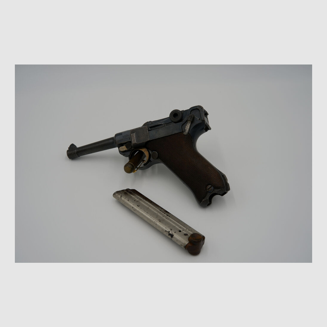 P08 DMW / Mauser P08 Baujahr 1918 Erfurt