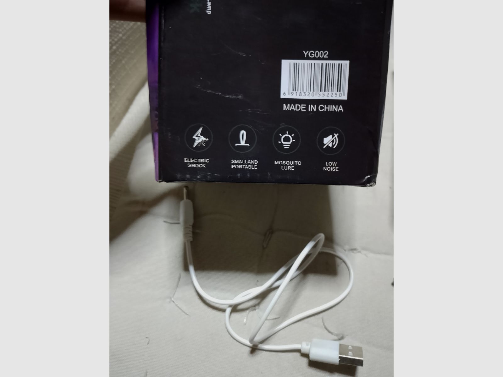  Neue Akku Kabellose Moskitofalle Mückenfalle elektrische Falle Mücken Killer Moskitos Insekten Schocker Camping Angeln Zelten Outdoor 