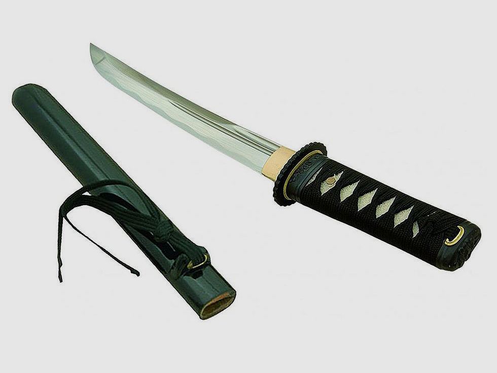Tanto Fudoshin Tsuru mit lackierter Holz Saya