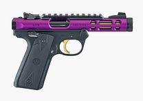 RUGER PISTOLE MARK IV 22/45 LITE .22 LR 4,4"/11,18CM LILA ANODIZED 1/2"-28