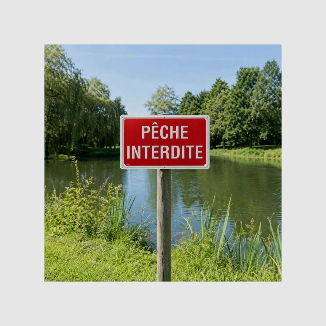 Schild Angeln verboten Akilux 26 × 20 cm, Bild 3 von 10