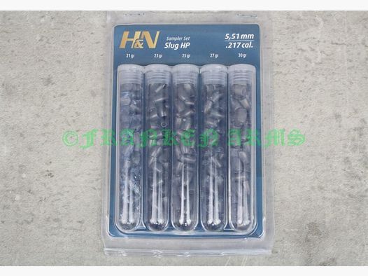 H&N Testowe kulki SLUG HP 5,51mm .217 150 sztuk