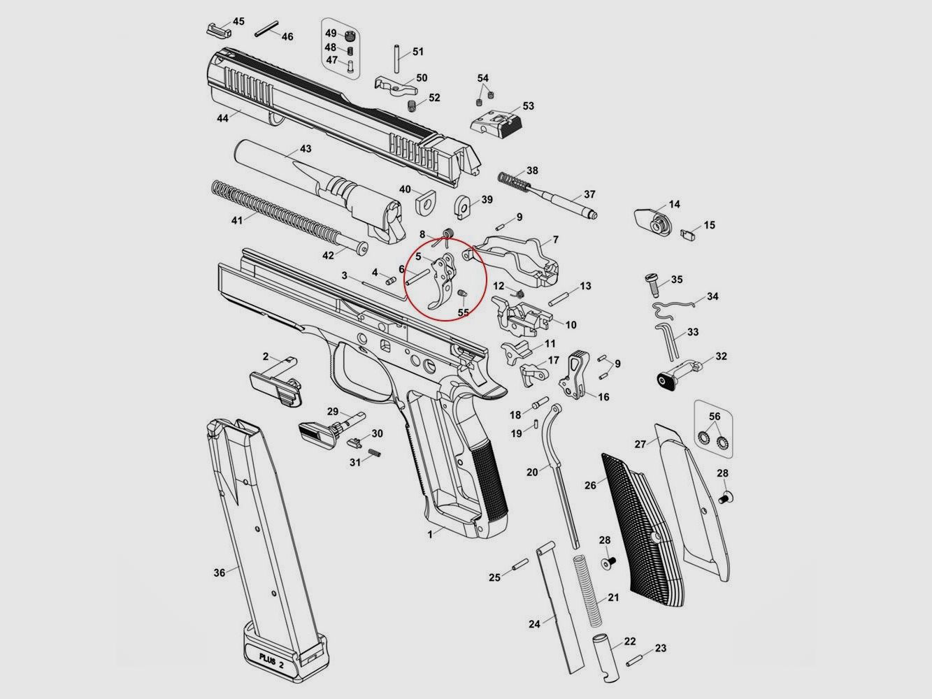 Abzug CZ Shadow 2, Bild 3 von 3
