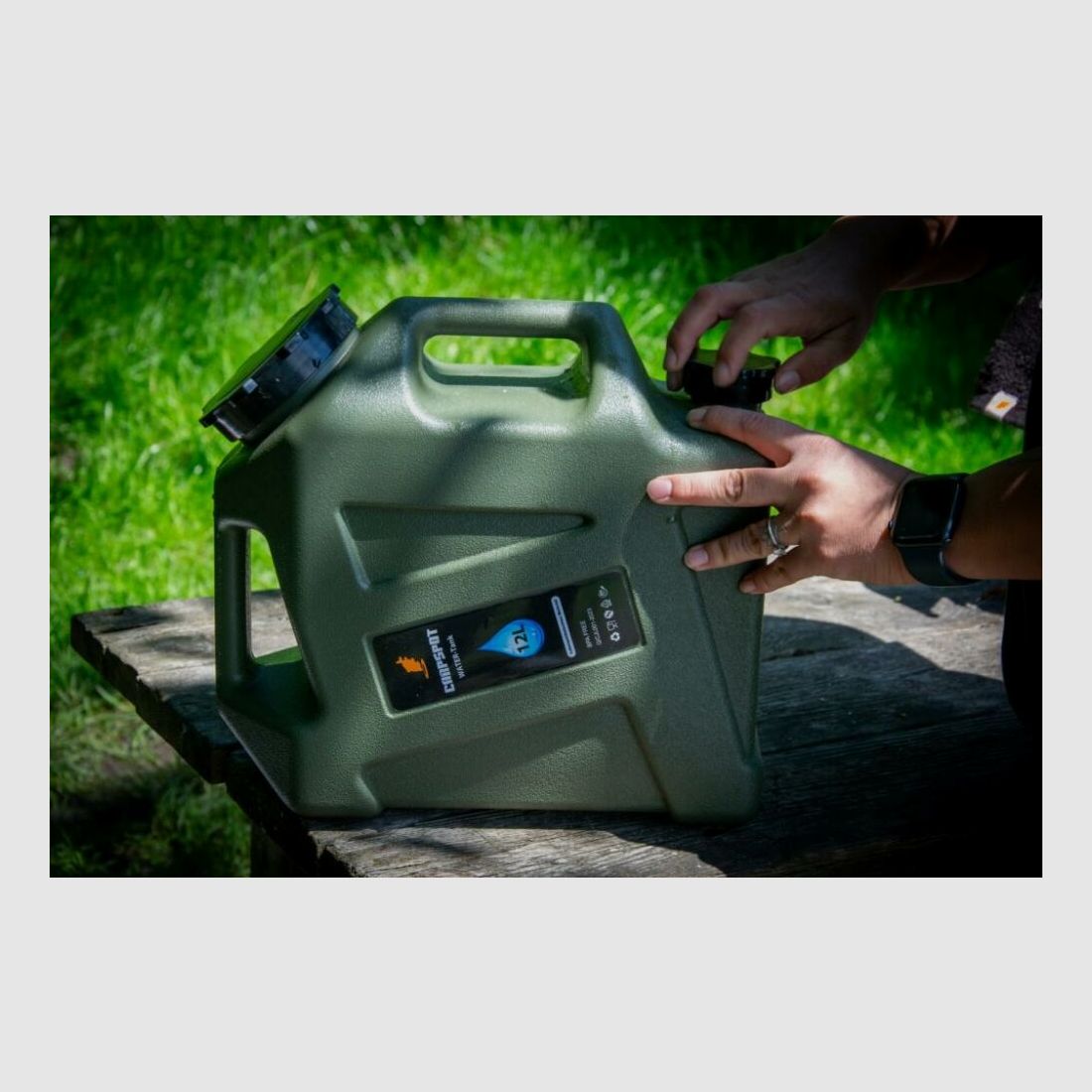 Carpspot Watertank | Wasserkanister - 12L - oliv