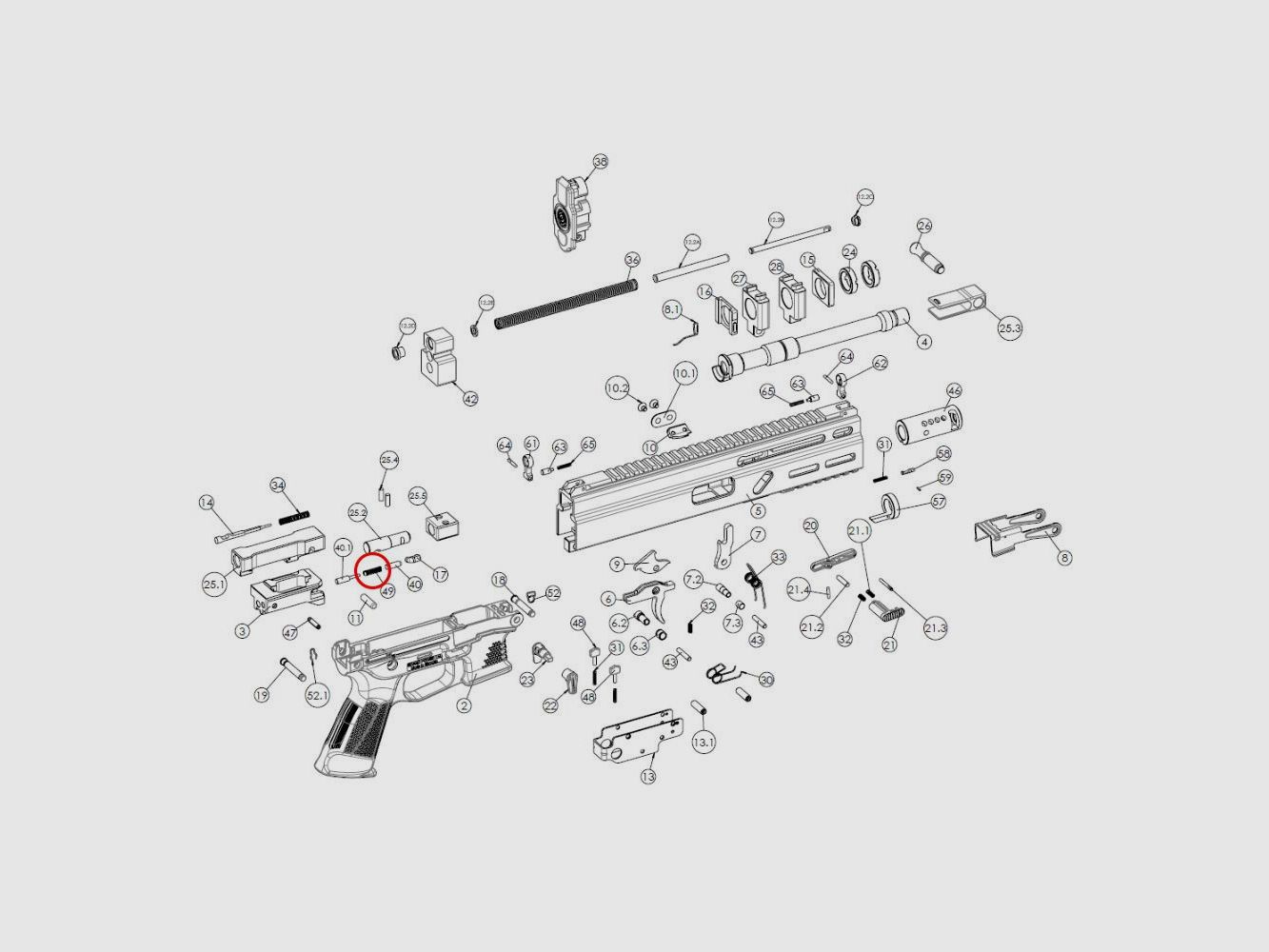 Extractor spring Stribog Grand Power, image 3 of 3