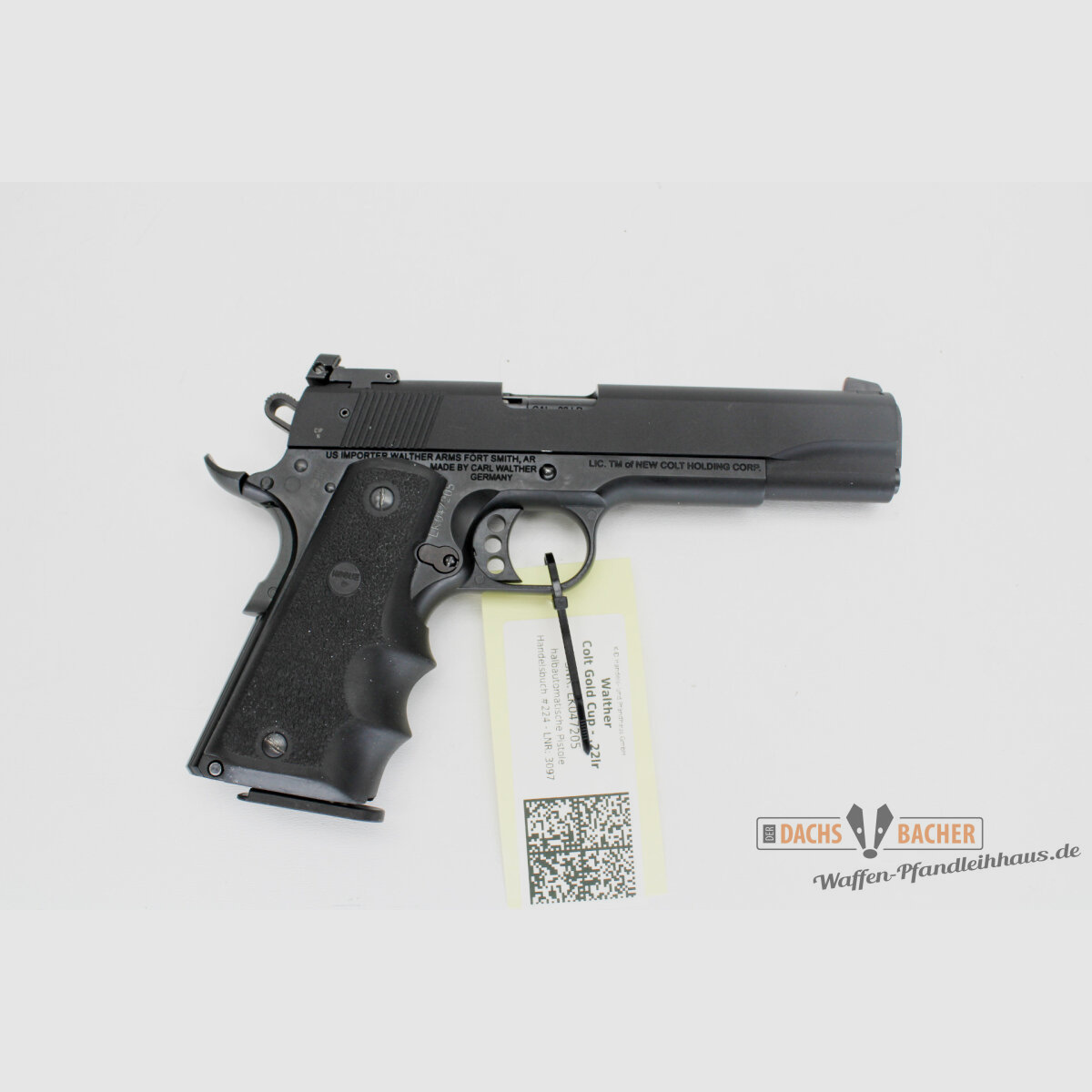 Pistole Walther Colt Gold Cup Trophy Kal. .22lfB inkl Box