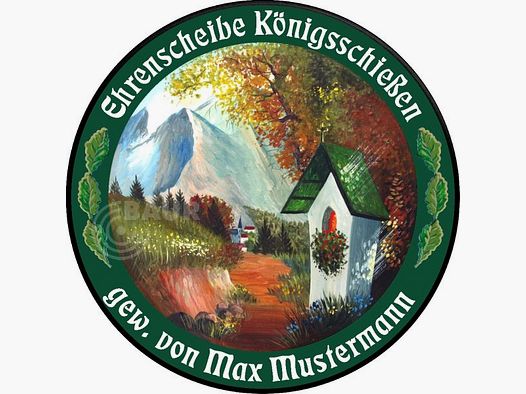 Schützenscheibe ECO-LINE Motiv 068