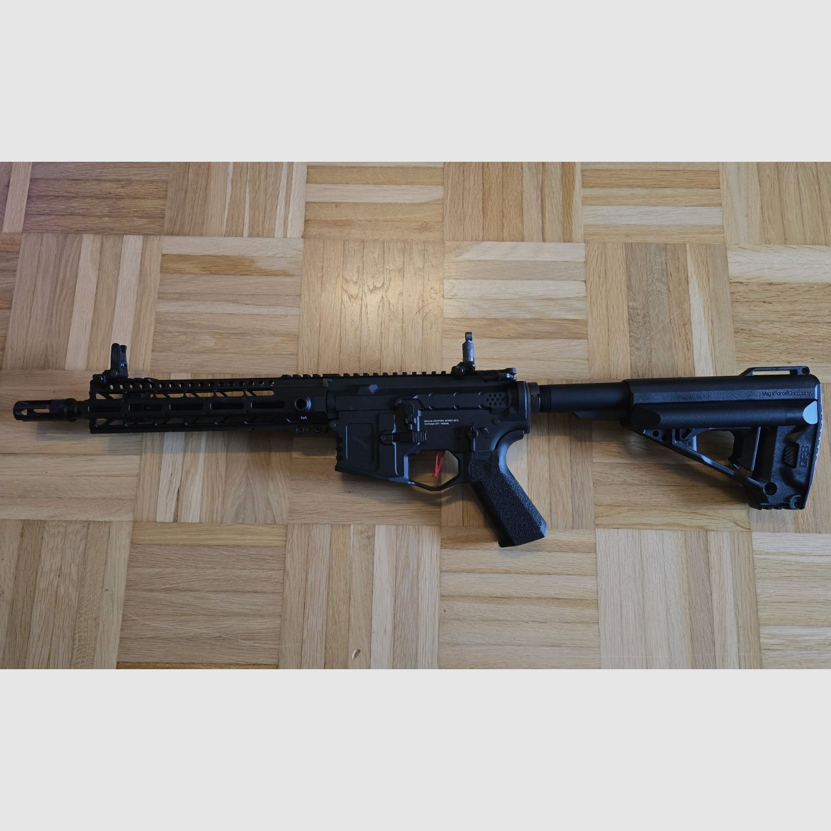 VFC Avalon Samurai Edge CQB Full Metal Gate Aster System S-AEG 6mm BB nero