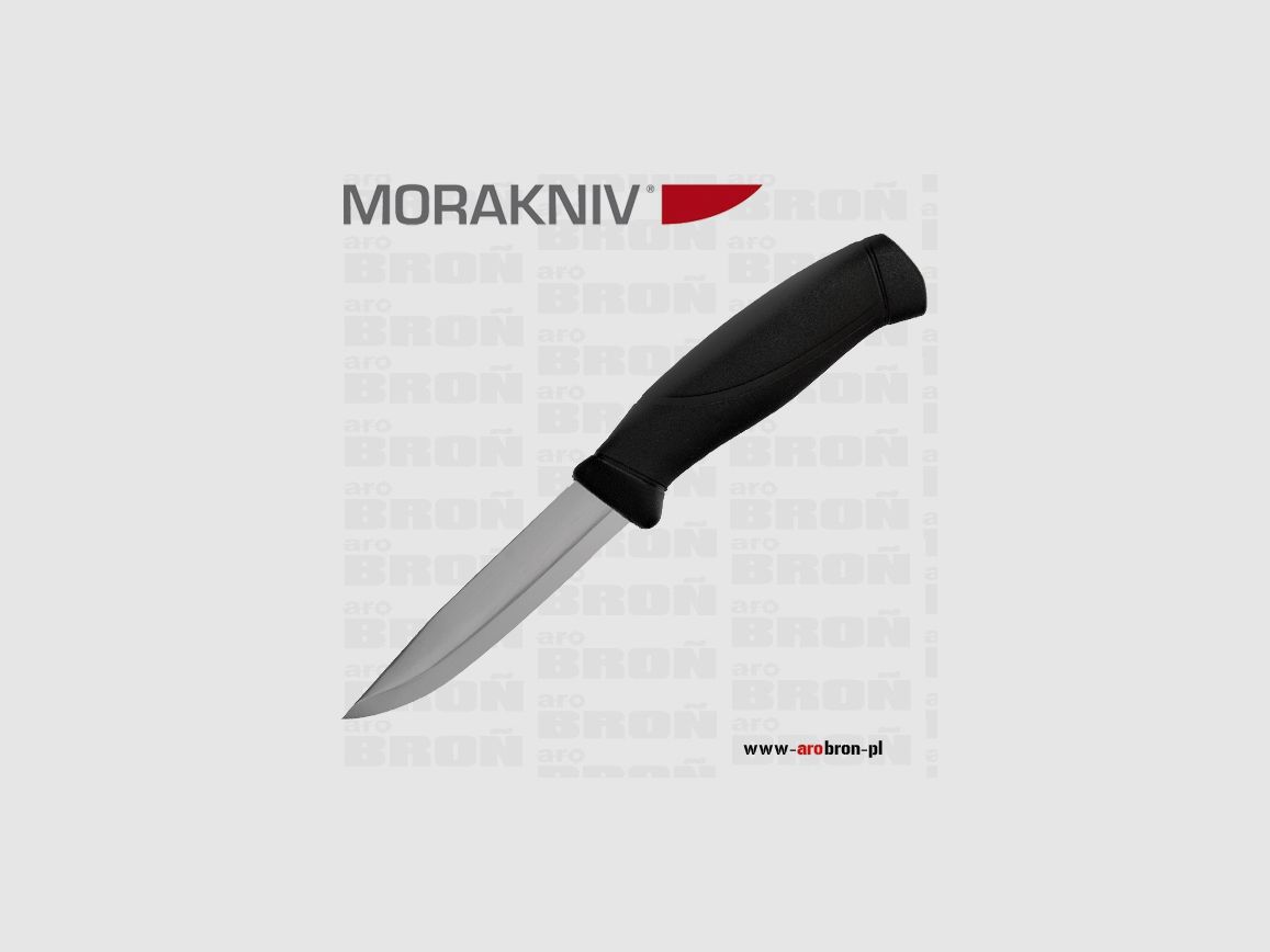 Nóż stały Mora Companion MG CZARNY stal nierdzewna SANDVIK, zdjęcie 3 z 4